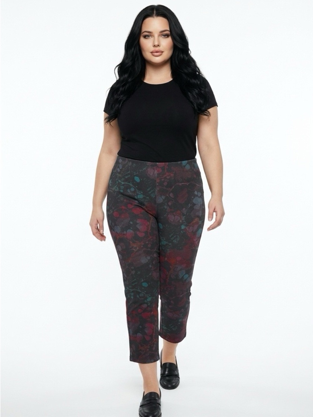 Soft Surroundings Plus Size Ankle Pants Stretchy